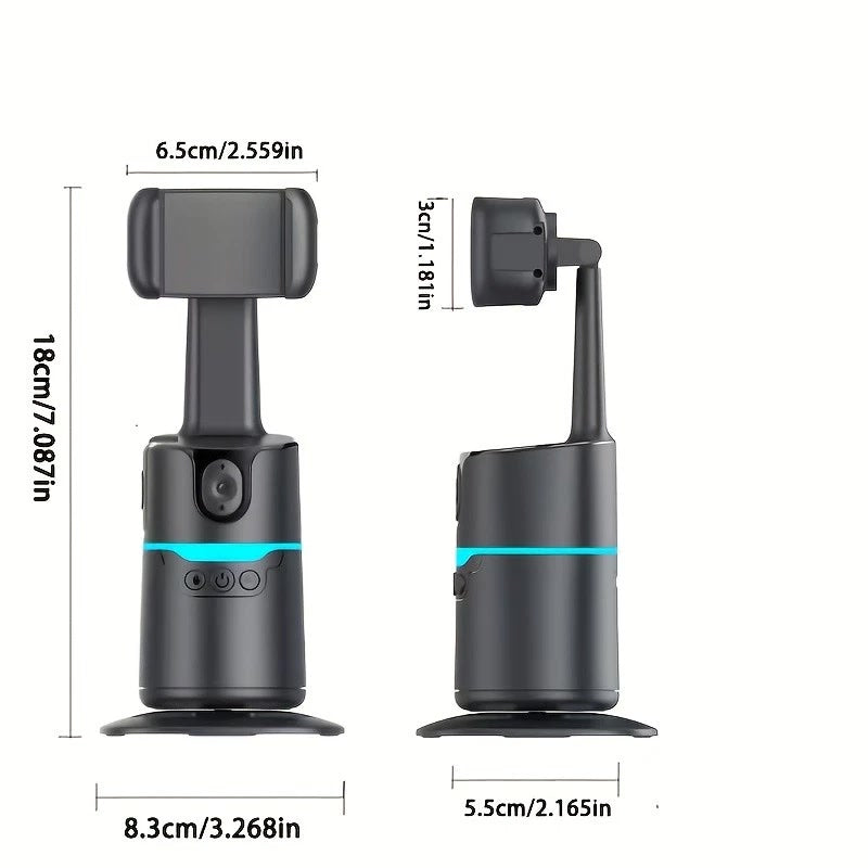 AI face tracking phone holder gimbal tripod
