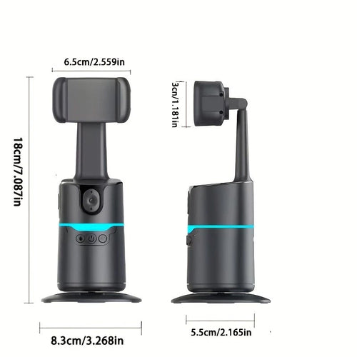 AI face tracking phone holder gimbal tripod
