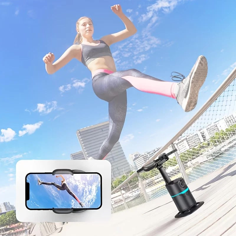 AI face tracking phone holder gimbal tripod